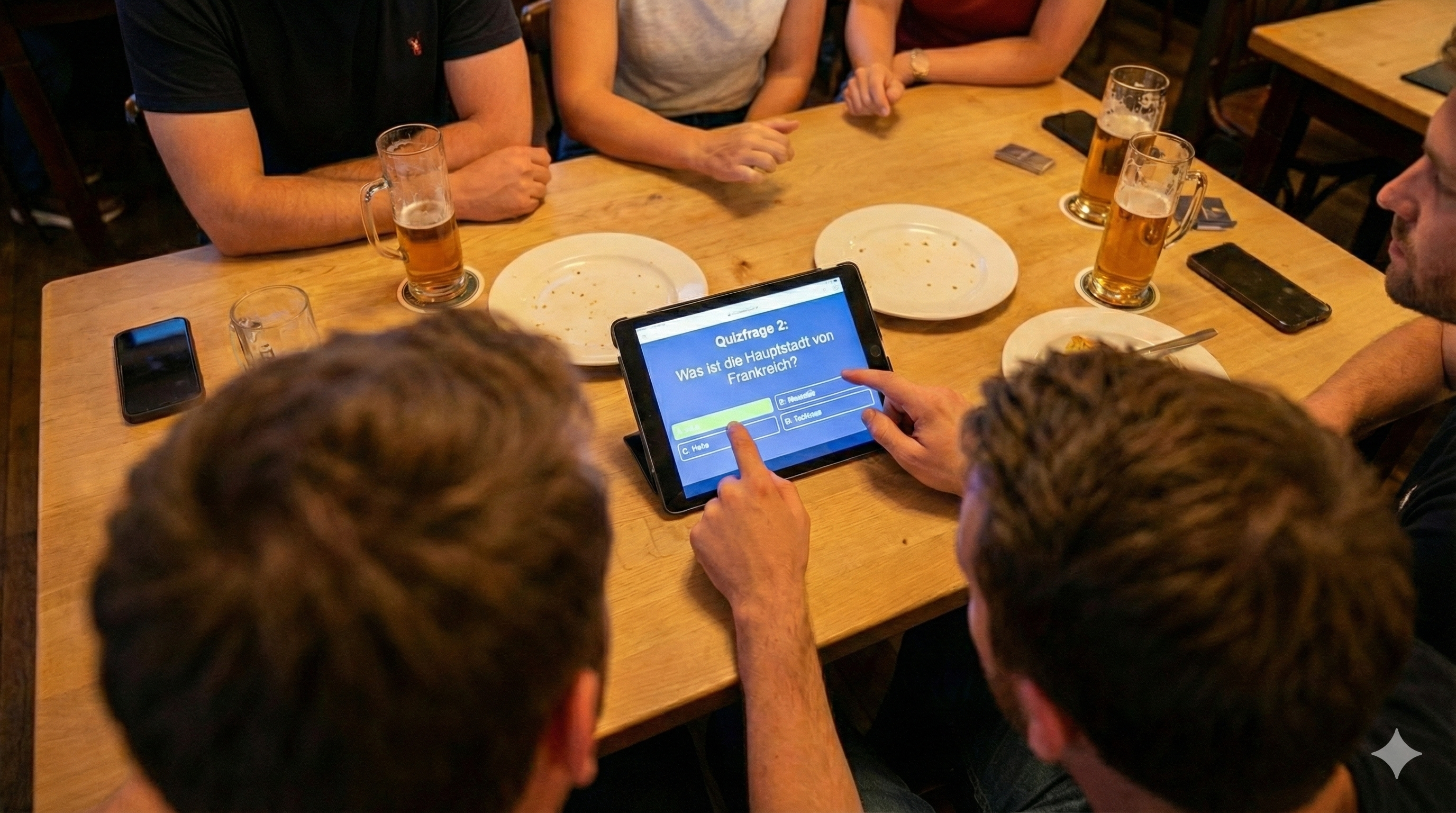 Teambuilding Quizshow: Wissensfragen während des Teamevents
